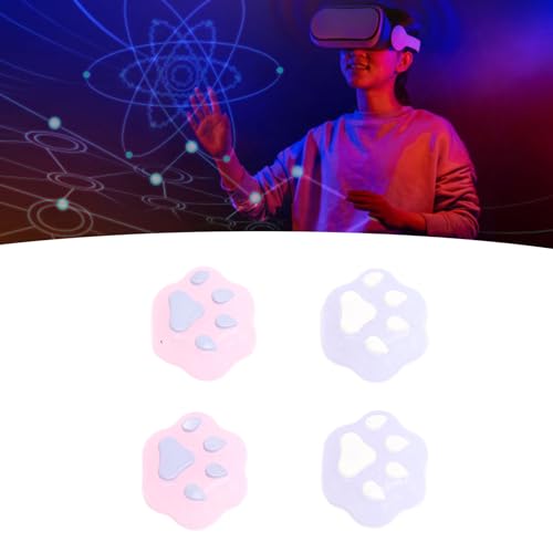 Tampas de Polegar para Controladores VR, Tampas Ergonômicas de Silicone Com Silicone Macio, Antiderr