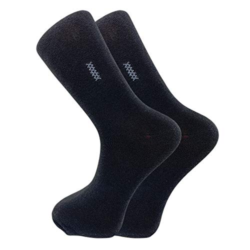 AWS/American Made Cotton Crew Dress Socks for Men 3 Pairs Casual Solid Socks Size 10-132