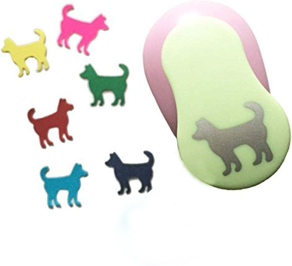 Carykon 1" Clever Lever Craft Punch - Paper Cutting Shape (Dog)