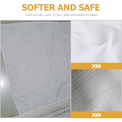 Inserts de couches lavables absorbants et pliables FRCOLOR en coton pour bébé - 5