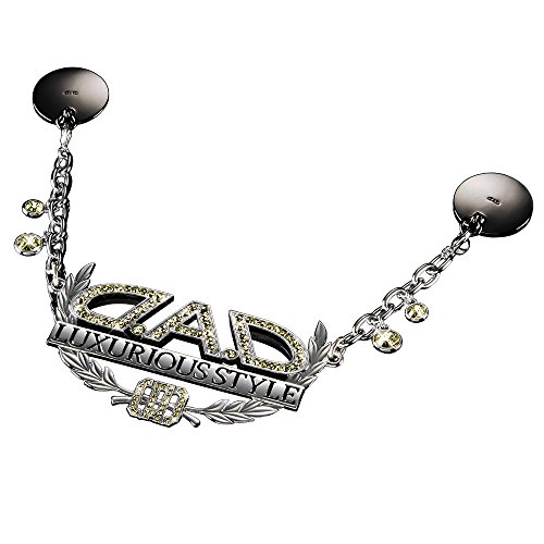 ギャルソン DAD 車用ルームミラー ラグジュアリー ネックレス タイプ ディルス シルバー/L.C.トパーズ SA998-10 D.A.D