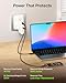 Belkin 6-Outlet Surge Protector Power Strip, USB-C & USB-A Ports w/ USB-C PD Fast Charge, ETL-Listed, Wall-Mountable w/ 6 AC Outlets, Overvoltage Protection, LED Indicator, 1,680 Joules of Protection