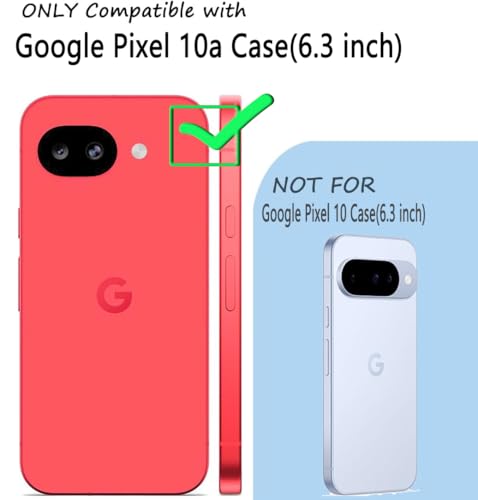 for Google Pixel 10A Case: Clear Unisex Shockproof Flexible TPU Slim Fit Transparent Protective Phone Crystal Clear for Pixel 10A Case- (Clear) - image 2