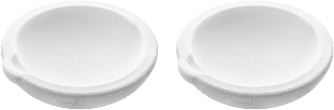 TAYCZGQL Ceramic Crucibles - Exceptionally Heat - Resistant for Laboratory Applications, Metal Melting, Chemical Analysis & Jewelry Making - Durable, Precise and Versatile