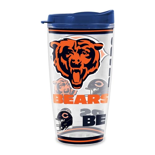 Image of Rico Industries NFL Football Double Wall Mayhem 16oz Tritan Tumbler W Lid