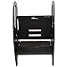 Little Partners® 3-in-1 Growing Step Stool Toddler Tower Helper Step Stool, Wooden Toddler Standing Stool for Bathroom or Kitchen, Up to 200 lbs. (Ebony)