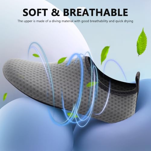 Image of Water Shoes for Women Men Quick-Dry Barefoot Aqua Socks Swim Pool Non Slip Surf Yoga Exercise Outdoor Trave Essentials