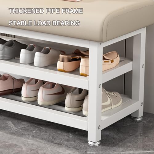 Banc à chaussures pour petits espaces avec assise confortable de salon