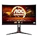 AOC Gaming C27G4ZXE - 27 Zoll FHD Curved Monitor, 280 Hz, 1ms, HDR10, FreeSync Premium (1920x1080, HDMI, DisplayPort) schwarz/grau