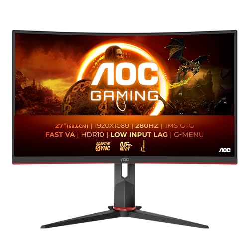 AOC C27G4ZXE écran gaming incurvé 27" FHD 280Hz - photo 4
