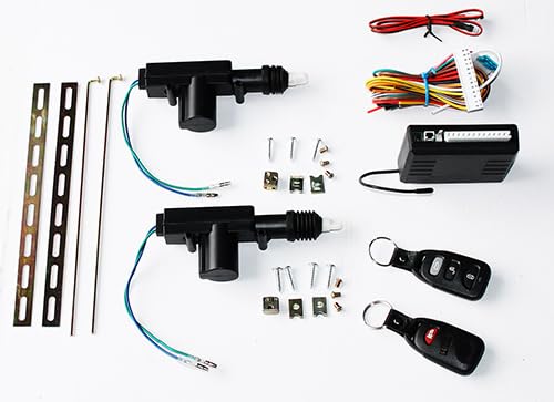 KIT CHIUSURA CENTRALIZZATA AUTO A 2 FILI COMPLETA DI TELECOMANDO COMPATIBILE CON PANDA MODELLO 141 PRODOTTE DAL 1986 AL 2003