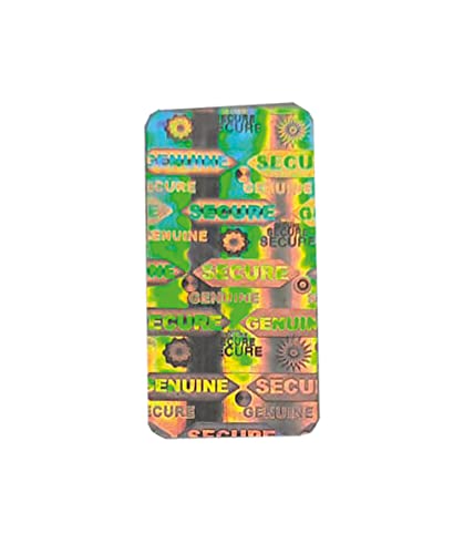 Image of LEPAH Secure Genuine Hologram Stickers,15mm x 30mm, Silver,25000 Pcs | VOID Tamper Evident