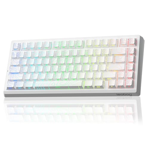 Image of LEOBOG A80 RT Ultra HE Wireless Mechanical Gaming Keyboard 75%, Tri-Mode Hall Effect Rapid Trigger Magnetic Switch Keyboard with 0.01mm Adjustable RT, Hot Swappable RGB Backlit Keyboards for PC Gamers