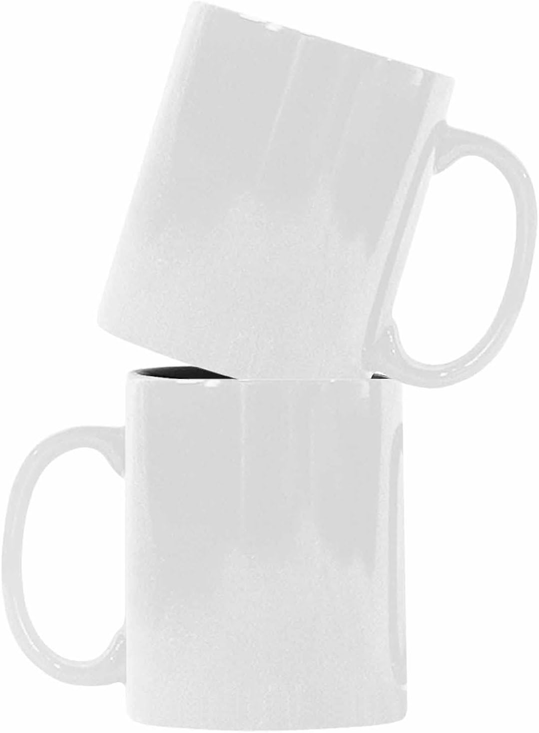 Personalized Mugs with Name for Dog Mom Dog Dad Custom with Any Dog Breed, Pet Name & Picture Pet Memorial Coffee Cup on Birthday (1 Men and 2 Dogs, SeaView, 11 OZ)