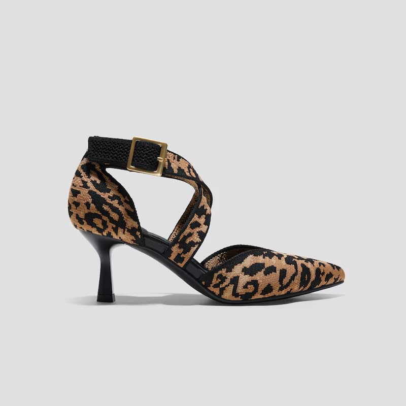 VIVAIA Anabelle Pointed-Toe Cross-Strap Stilettos2