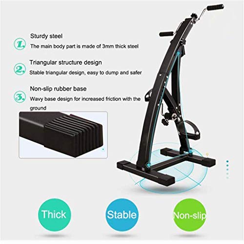 Image of Portable Pedal Exercise Electric Pedal Mini Rehabilitation Machine Pedal Exerciser with LCD Monitor, Elderly Exercise Biker for Upper and Lower Limbs Rehabilitation Trainer Adjustm