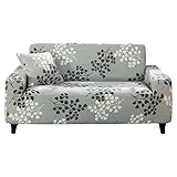 HOTNIU Stretch Sofa Slipcover 1-Piece Polyester Spandex Fabric Couch Cover Chair Loveseat Furniture Protector Covers 1/2/3/4/ Seat Sofas (Sofa, Printed #3)