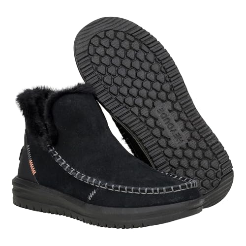 HEYDUDE Women's Camden Suede Ankle Boot3