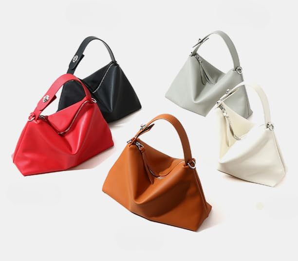 Women's Leather Shoulder Crossbody Bag - Large Capacity Handbag for Everyday Use3