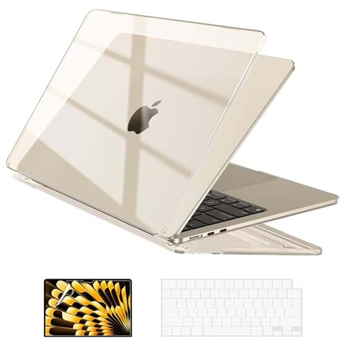 Image of EooCoo Clear Case for Apple MacBook Air M5 13 inch Cover M4 M3 M2 2026-2022