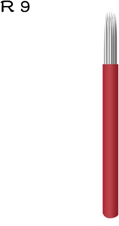 Round 9 Microblading Shading Needle 50pcs R9 Liner Tattoo Needles Supplies - QMYBrow