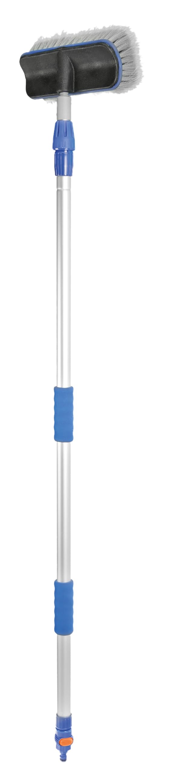 Lampa 38001 Truck-Wash, Set idrospazzola con Manico telescopico, innesto a Vite, Lunghezza 140-240 cm