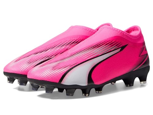 PUMA Kids' Ultra Match Laceless Firm Ground/Artificial Ground Soccer Shoes