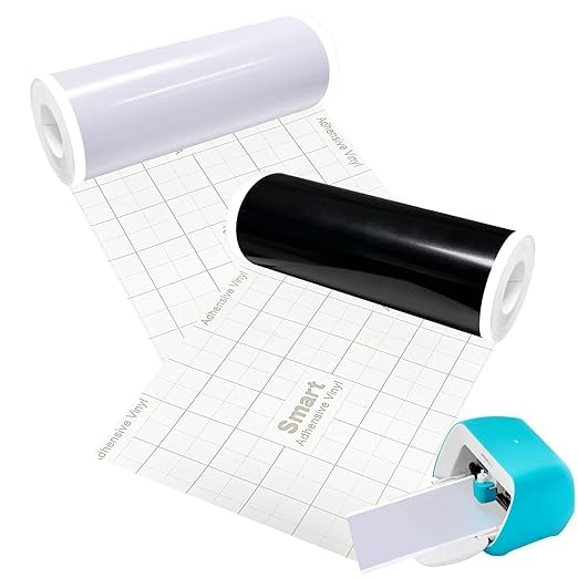 Vinilo Permanente Mate Metálico Para Cricut Joy | 8 Hojas + 2 De Transferencia | 30.5x14 Cm | Para Manualidades DIY