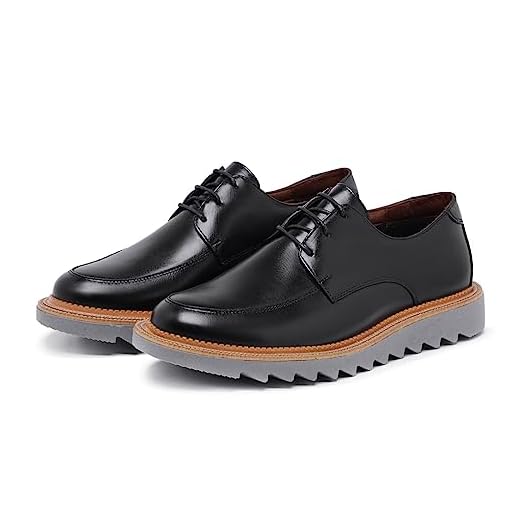 Sapato Oxford Masculino Derby Sola Tratorado Couro Alfred (Preto, br_footwear_size_system, adult, numeric, numeric_41)