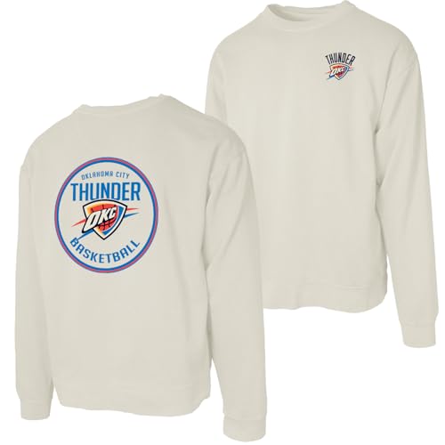 Blue 84 Standard NBA Officially Licensed Crewneck Sweatshirt Ringspun Front/Back Ivory