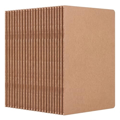Carnets vierges A5 lot de 24 cahiers de dessin 72 pages pour esquisses et notes