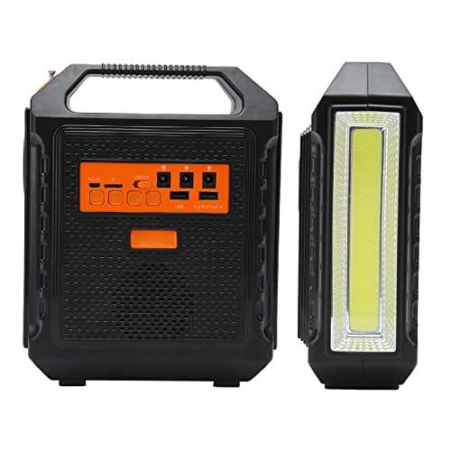 Sanpyl Altavoz Solar con Bluetooth, Altavoz Portátil para Exteriores con Sonido Estéreo de Graves con Función de...