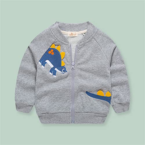 Kids Boys Autumn Winter Print Cotton Dinosaur Long Sleeve Coat Jacket Sweatshirt Girls Toddler Clothes3