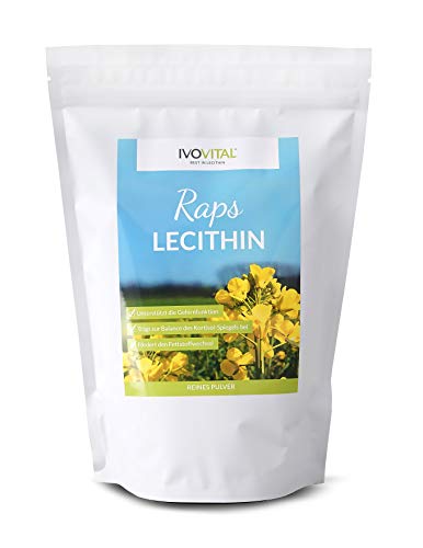 Raps-Lecithin (Lezitin) Pulver, IVOVITAL®, ohne Zusatzstoffe, Reinlecithin (600g) Cover