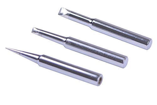 Baitaihem 3 PCS Replacement for ST3 ST4 ST7 Soldering Iron Tip Set for Weller WLC100, SPG40, SP40L, SP40N, SP40NUS, SP40NKUS, WP25, WP30, WP35