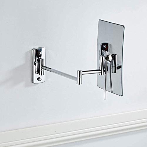 Miroir grossissant de salle de bain 3X avec bras extensible pour voir de près