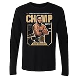 500 LEVEL Islam Makhachev UFC Long Sleeve Shirt - Islam Makhachev UFC 302 Champ WHT (Black, Medium)