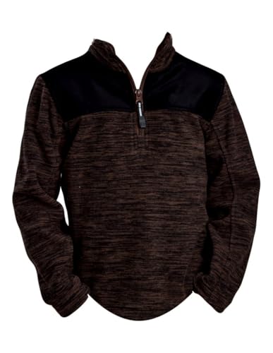 ROPER Western Jacket Boys Micro Fleece Logo Brown 03-397-0692-6171 BR