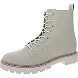 Dolce Vita Womens Piker Perforated Round toe Ankle Boots Ivory 8 Medium (B,M)