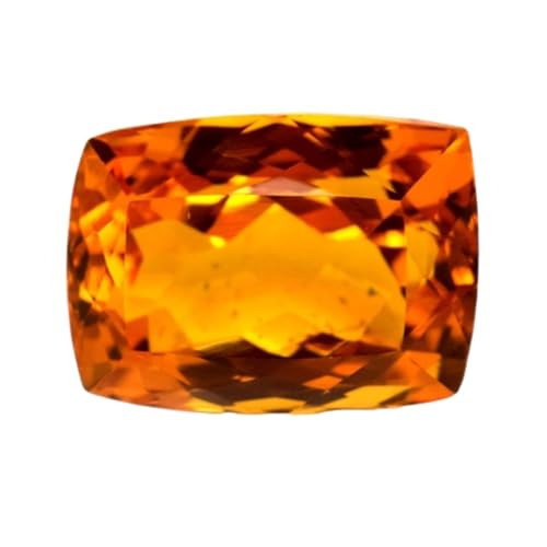 Citrine naturelle coussin pour remplacer une pierre ou créer un bijou