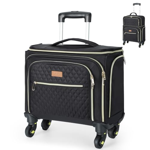 Lekeinchi Maletas De Viaje Cabina Expandible 25-38l - Pequeña Trolley Equipaje De Mano Con 6 Bolsas Organizadoras - Maleta Cabina Con Ruedas - Para Viajes Negocios Trabajo - Negro Lekeinchi Maletas De Viaje Cabina Expandible 25-38l - Pequeña Trolley Equipaje De Mano Con 6 Bolsas Organizadoras - Maleta Cabina Con Ruedas - Para Viajes Negocios Trabajo - Negro