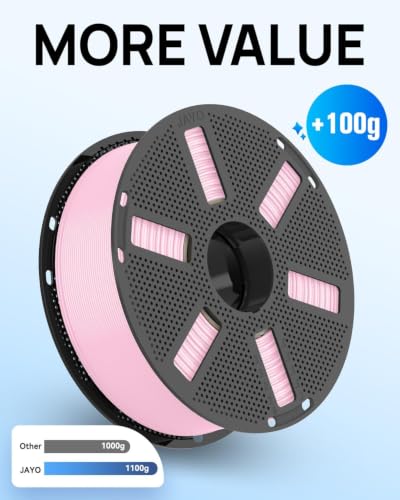 Image of JAYO PLA Plus (PLA+) 1.75mm Filament 4 Colors Bundle, 1.1kg Reusable Spool