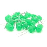 50pcs 10mm Green Round Top Ultra-bright Green Lights 2 Pin Emitting Diode Bulb