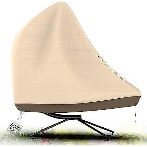 Patio Hanging Chaise Lounge Cover, 600D, Waterproof Cover