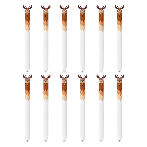 Set de 12 bolígrafos retráctiles de gel punta 0.5mm miniatura 3