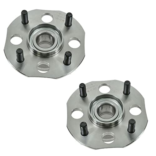 Image of TRQ 2 Piece Rear Wheel Bearing & Hub Assembly Set Compatible with 1998-2002 Honda Accord
