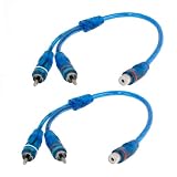 Package Content : 2 x RCA Splitter Adapter Cable