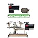 FORMA S.F. D-U-N-S® Certified Tennis Stringing Machine - Stringing Machine for Racquets - Silver Black/Gold -Full Metal Tennis Stringing Machine