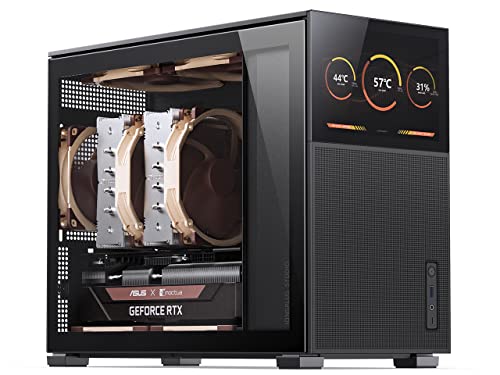 JONSBO D31 MESH SC Black Micro ATX Computer Case with Screen, M
