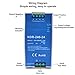 NDR-240 Industrial DIN Rail Switching Power Supply 240W 12V 24V AC/DC Single Output Source Power Output Industrial Electronics(12V)